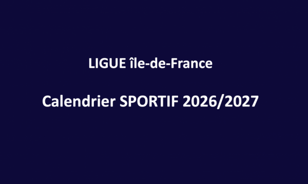 CALENDRIER SPORTIF